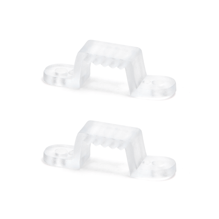 Βάσεις Στήριξης LED Ταινίας 8mm Διάφανες Σετ 2 Τεμαχίων Aigostar