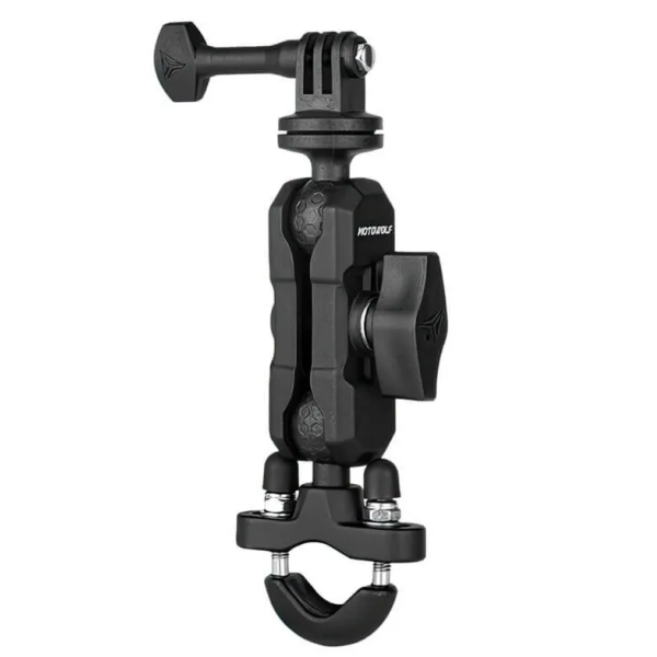 Βάση Στήριξης Action Camera Για Τιμόνι Μοτοσυκλέτας 360° Αλουμινίου Motowolf MDL3532