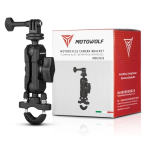 Βάση Στήριξης Action Camera Για Τιμόνι Μοτοσυκλέτας 360° Αλουμινίου Motowolf MDL3532 - Image 4