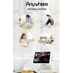 Βάση Στήριξης Για Tablet & Smartphone 2 Σε 1 Aσημί - Image 3