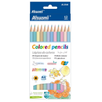 Ξυλομπογιές Σετ 12 Χρωμάτων Macaron Alsuomi AL3366