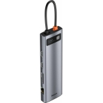 Baseus Type-C Metal Gleam 11in1 HUB Dark Grey CAHUB-CT0G