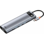 Baseus Type-C Metal Gleam 11in1 HUB Dark Grey CAHUB-CT0G - Image 3