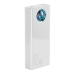 Baseus Amblight Overseas Edition Power Bank 30000mAh 65W με 4 Θύρες USB-A και Θύρα USB-C Power Delivery Λευκό PPLG000102 - Image 2