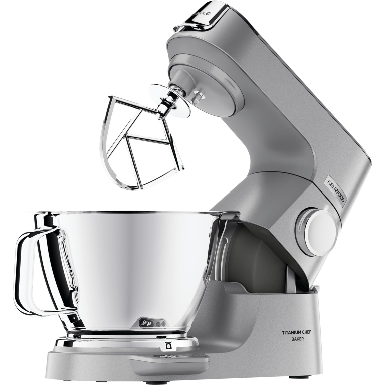 Kenwood Titanium Chef Baker Κουζινομηχανή 1200W με Ανοξείδωτο Κάδο 5lt KVC85.124SI
