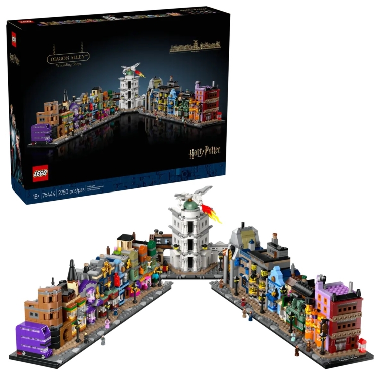 LEGO Harry Potter Diagon Alley Wizarding Shops για 18+ Ετών 2750τμχ 76444