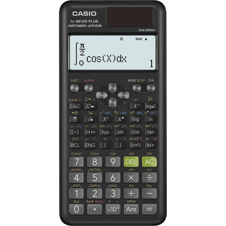 Casio FX-991ES Plus 2nd edition Αριθμομηχανή Επιστημονική 12 Ψηφίων σε Μαύρο Χρώμα