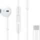 Huawei CM33 Bulk Earbuds Handsfree Ακουστικά με Βύσμα USB-C Λευκό