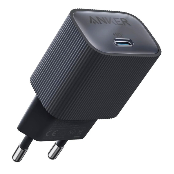 Anker Φορτιστής Χωρίς Καλώδιο GaN με Θύρα USB-C 30W Power Delivery Μαύρος (Nano 4) A2337G11