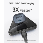 Anker Φορτιστής Χωρίς Καλώδιο GaN με Θύρα USB-C 30W Power Delivery Μαύρος (Nano 4) A2337G11 - Image 4