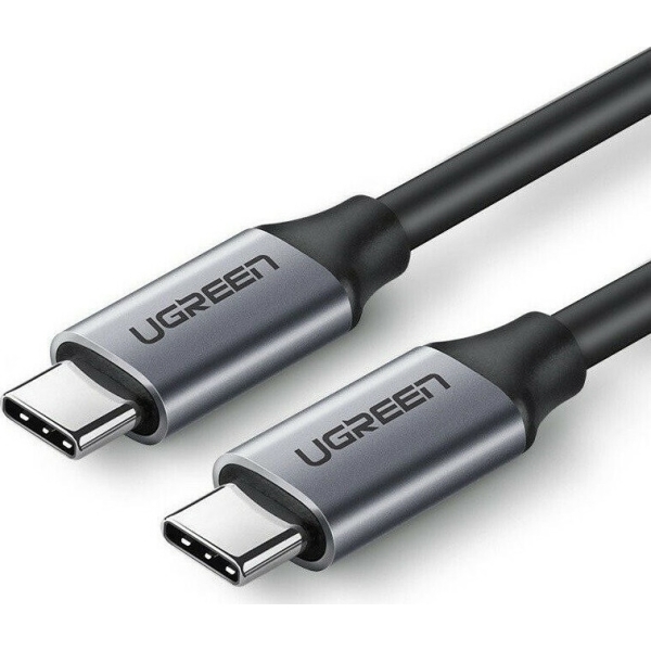 Ugreen USB 3.1 Cable USB-C male - USB-C 60W PD Μαύρο 1.5m 50751