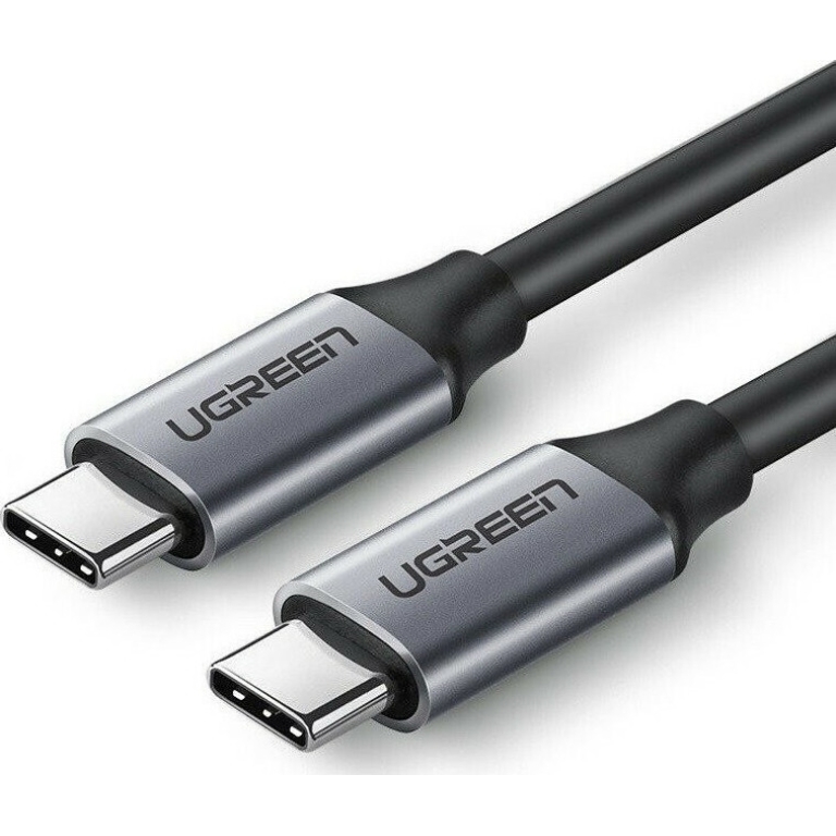 Ugreen USB 3.1 Cable USB-C male - USB-C 60W PD Μαύρο 1.5m 50751
