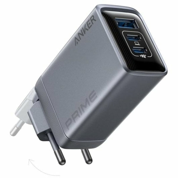 Anker Φορτιστής Χωρίς Καλώδιο GaN με Θύρα USB-A και 2 Θύρες USB-C 100W Power Delivery Μαύρος (Prime)