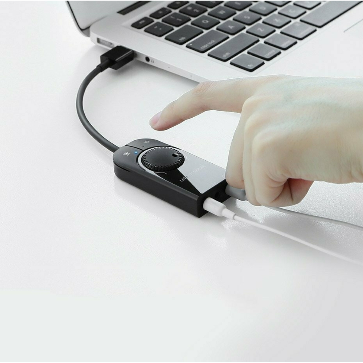 Ugreen CM129 15cm Εξωτερική USB Κάρτα Ήχου 2.0 - Image 3