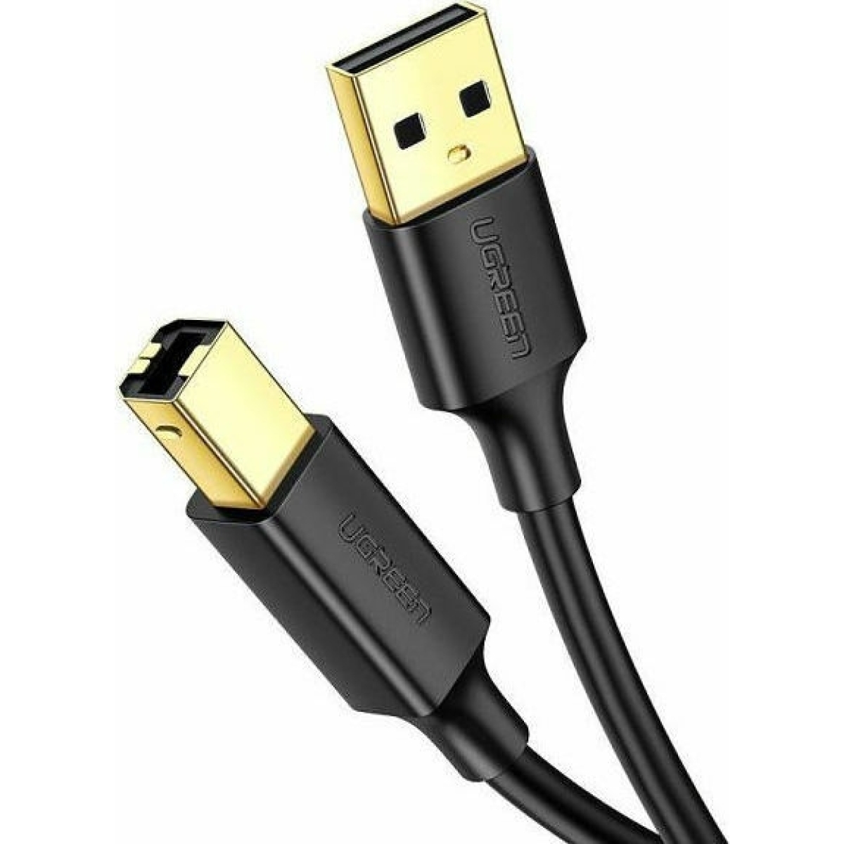 Ugreen USB 2.0 Cable USB-A male - USB-B male Μαύρο 2m (US135) - Image 2