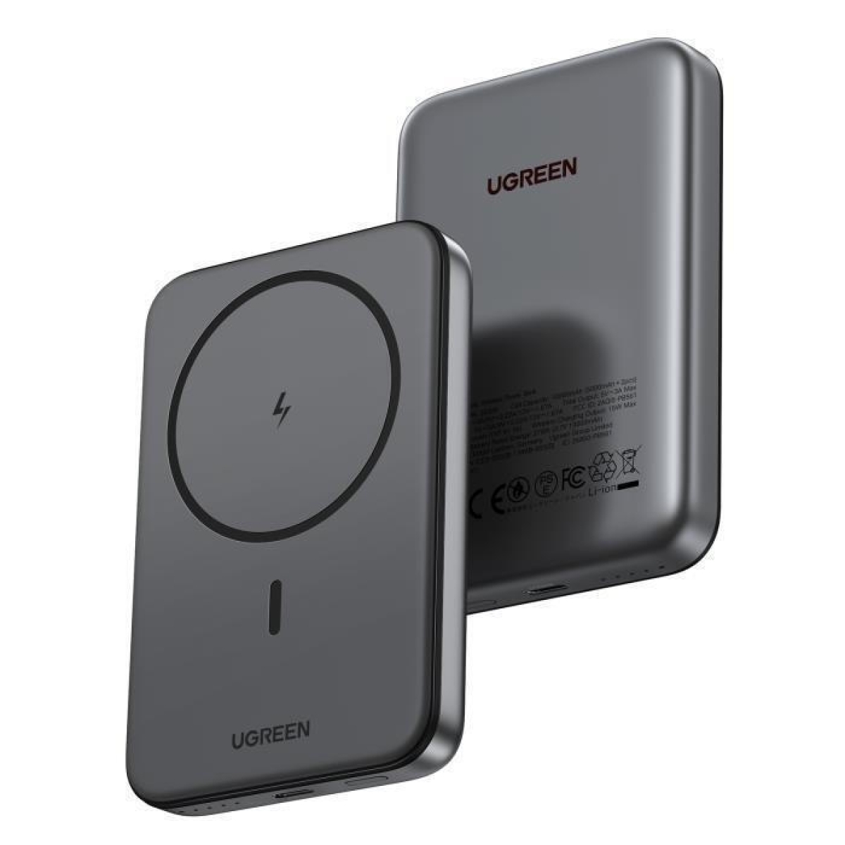 Ugreen PB561 MagSafe Power Bank 10000mAh 20W με Θύρα USB-C Μαύρο - Image 2