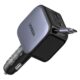 Ugreen EC602 Φορτιστής Αυτοκινήτου 1xUSB-A 1xUSB-C 60W 3A Fast Charge με Καλώδιο USB-C Γκρι