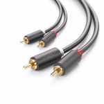 Ugreen Cable 2x RCA male - 2x RCA male 2m (10518)