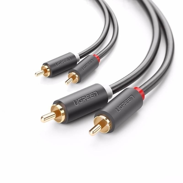 Ugreen Cable 2x RCA male - 2x RCA male 2m (10518)
