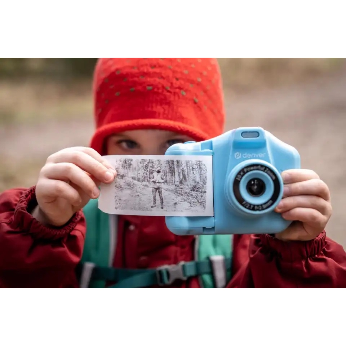 Denver Instant Παιδική Φωτογραφική Μηχανή Μπλε KPC-1370BU BLUE - Image 3