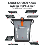 Αδιάβροχο Σακίδιο Πλάτης Μοτοσυκλέτας 20L Motowolf MDL0716 - Image 3