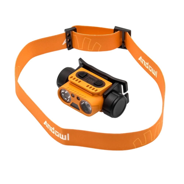 Andowl Q-D08 Επαναφορτιζόμενος Φακός Κεφαλής LED 500LM με Αισθητήρα Κίνησης