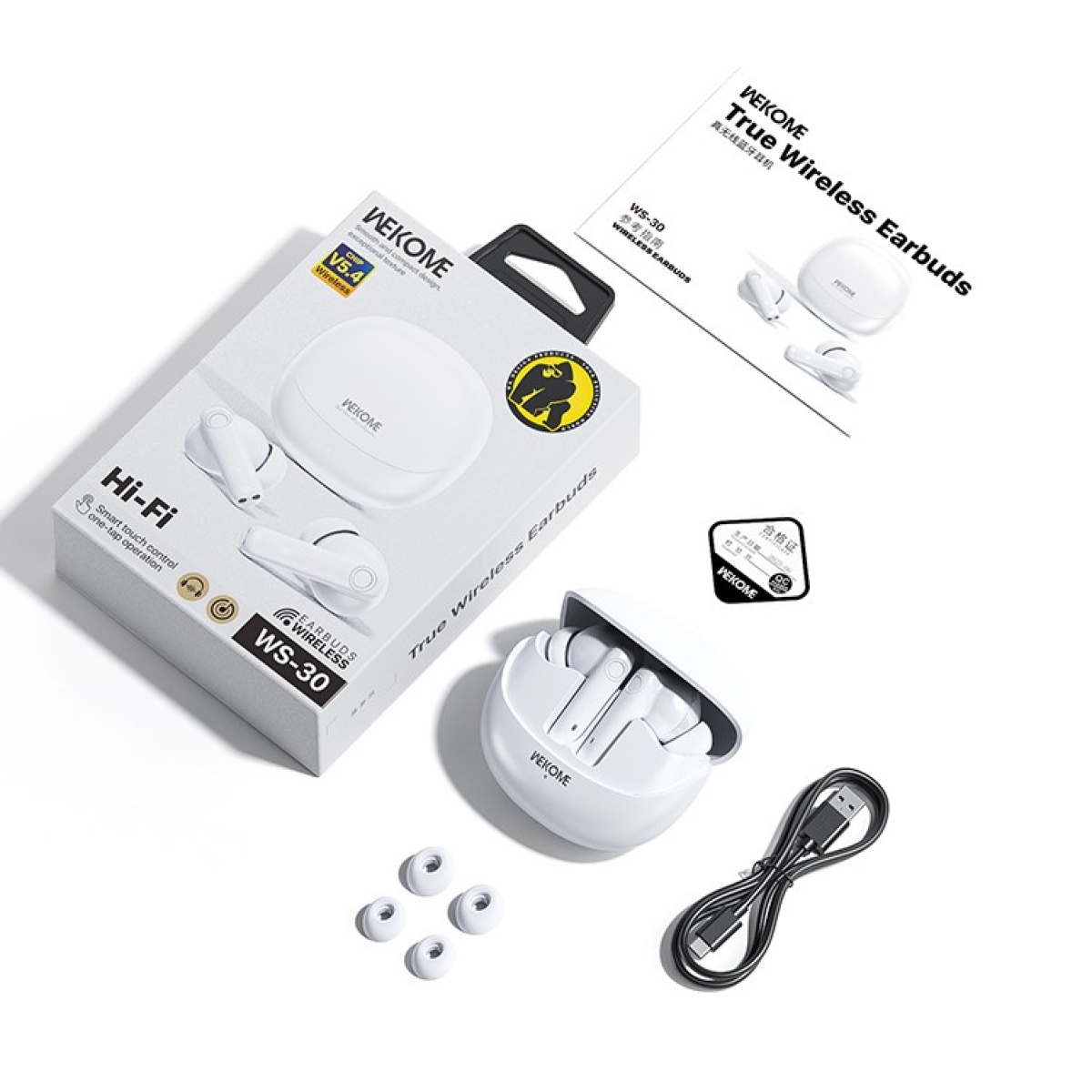 Ασύρματα Ακουστικά Bluetooth 5.4 TWS Wekome WS-30 - Image 2