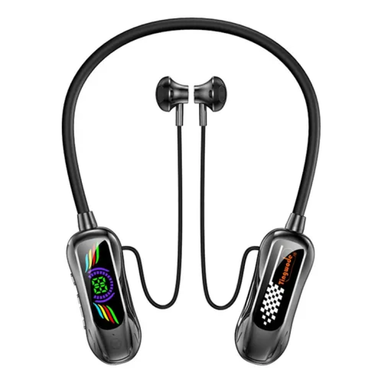 Ασύρματα Ακουστικά Neckband Bluetooth Με Οθόνη LED BASS G63