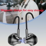 Ασύρματα Ακουστικά Neckband Bluetooth Με Οθόνη LED BASS G63 - Image 3