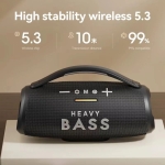 BASS-33 Φορητό Ηχείο Bluetooth 40W - Μαύρο