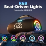 BASS-33 Φορητό Ηχείο Bluetooth 40W - Μαύρο