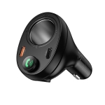 Bluetooth FM Transmitter Αυτοκινήτου 35W Με Dual USB-C Και Φορτιστή Αναπτήρα Hoco E88 Star - Image 6