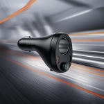 Bluetooth FM Transmitter Αυτοκινήτου 35W Με Dual USB-C Και Φορτιστή Αναπτήρα Hoco E88 Star - Image 3