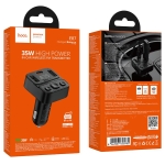 Bluetooth FM Transmitter Αυτοκινήτου 35W Με USB-A Και USB-C Hoco E87 Delta - Image 3