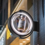 Διαφημιστική Οθόνη LED 3D Holographic WiFi Διπλής Όψης Με App Control