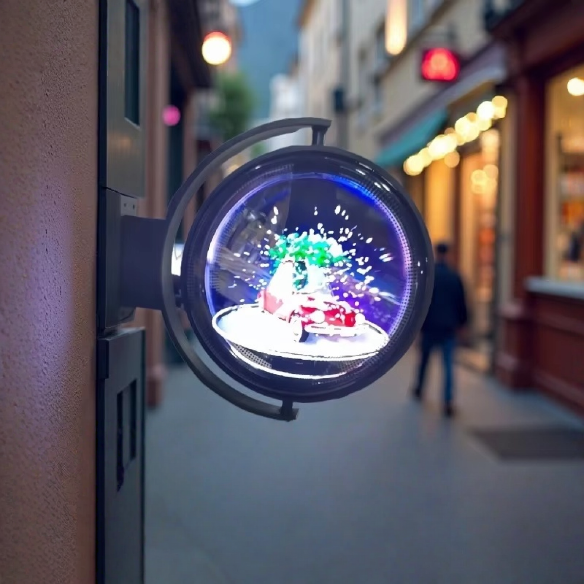 Διαφημιστική Οθόνη LED 3D Holographic WiFi Διπλής Όψης Με App Control - Image 4