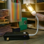 Εύκαμπτο LED Φωτιστικό USB Για Laptop Θερμό Λευκό HP-2402-1 - Image 2