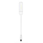 Εύκαμπτο LED Φωτιστικό USB Για Laptop Θερμό Λευκό HP-2402-3