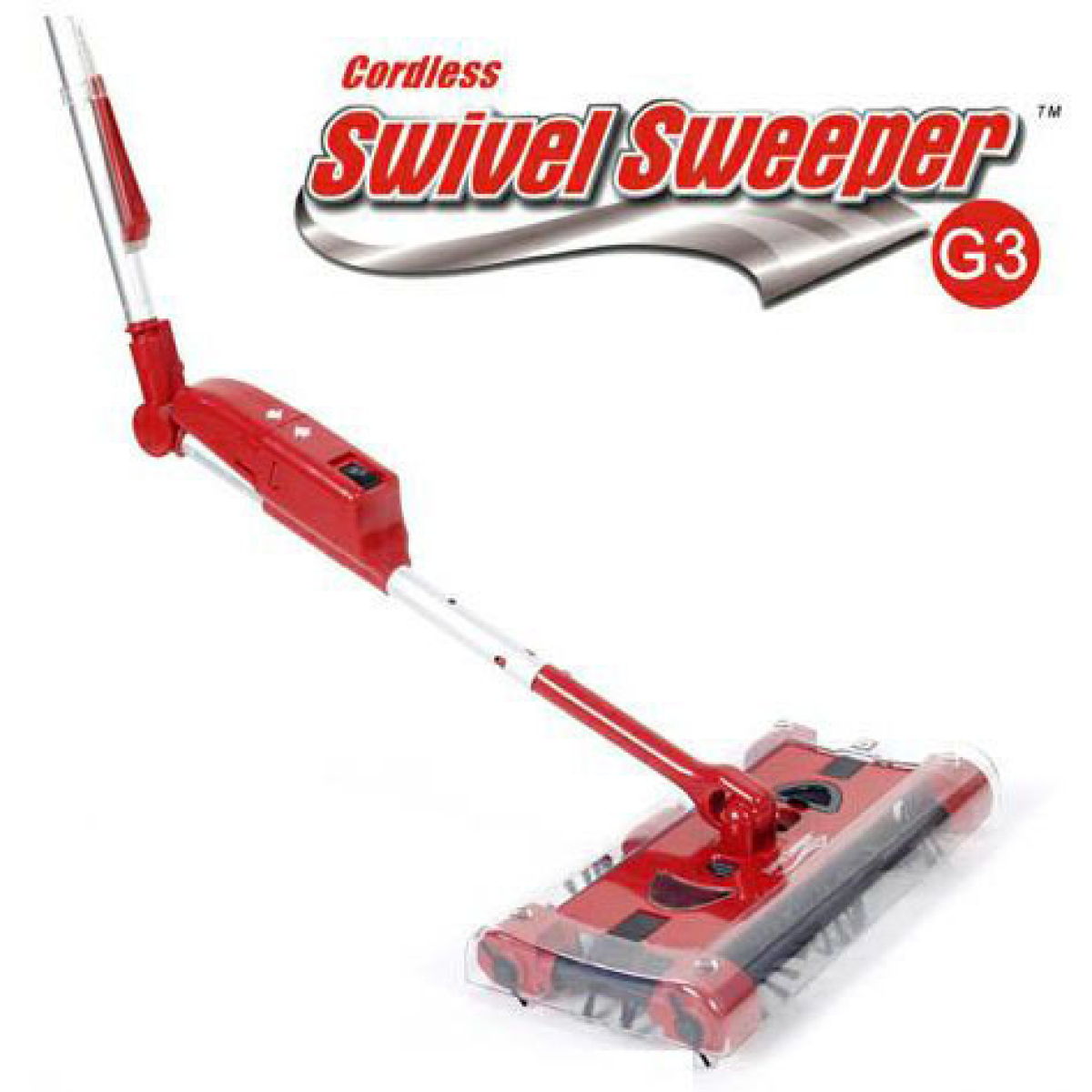 Επαναφορτιζόμενη Σκούπα 7.2V 360° Κόκκινη Swivel Sweeper G3 - Image 5