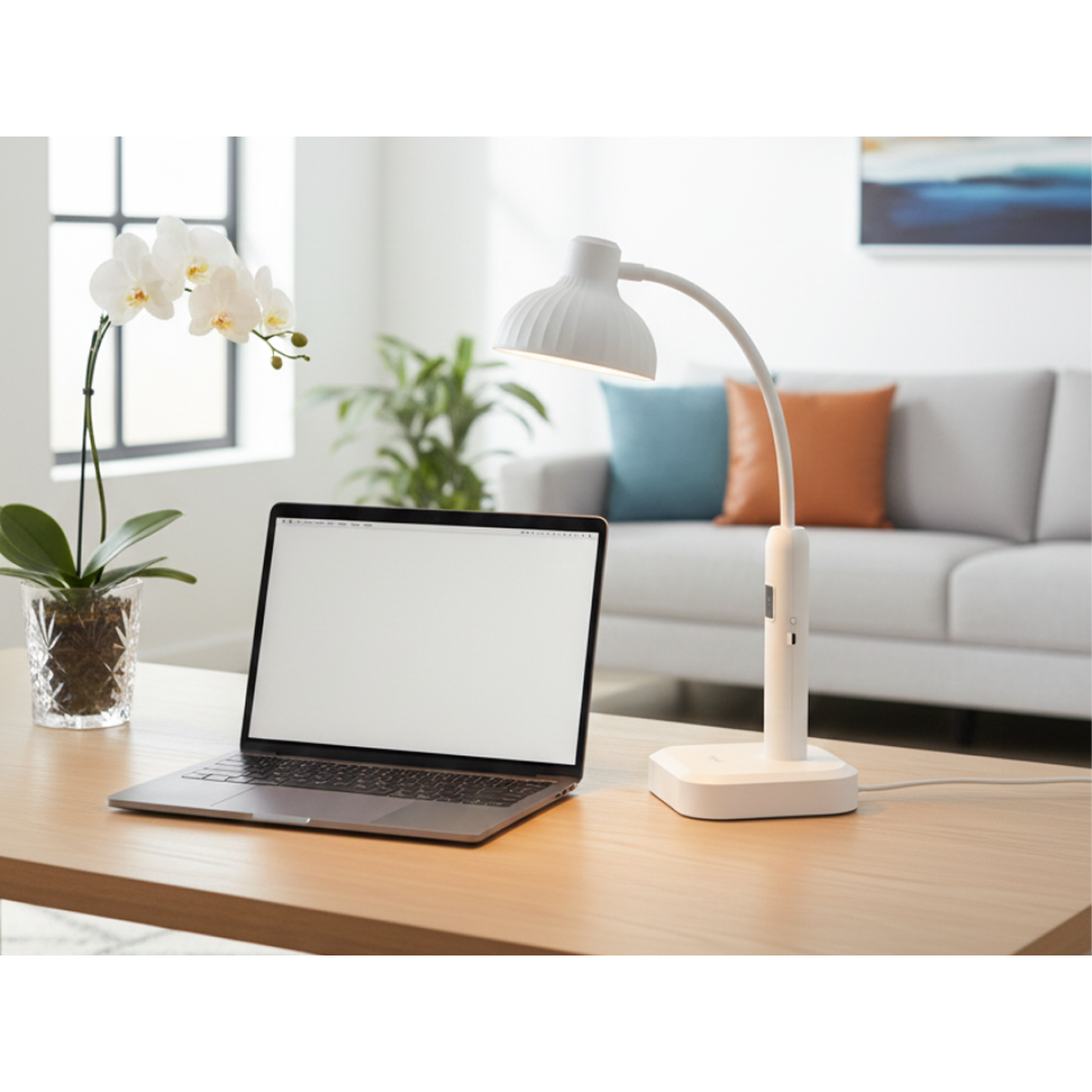 Επαναφορτιζόμενο Πορτατίφ Γραφείου LED Με Touch Control Και Ρυθμιζόμενο Βραχίονα PM-6610 - Image 3