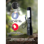 Επαναφορτιζόμενος Tactical Φακός LED Με Zoom Και Type-C Φόρτιση - 603 - Image 5