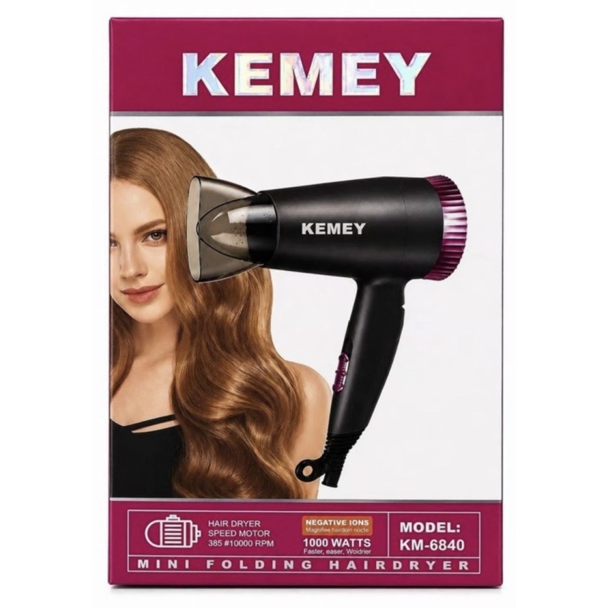 Επαγγελματικό Πιστολάκι Μαλλιών Kemei KM-6840