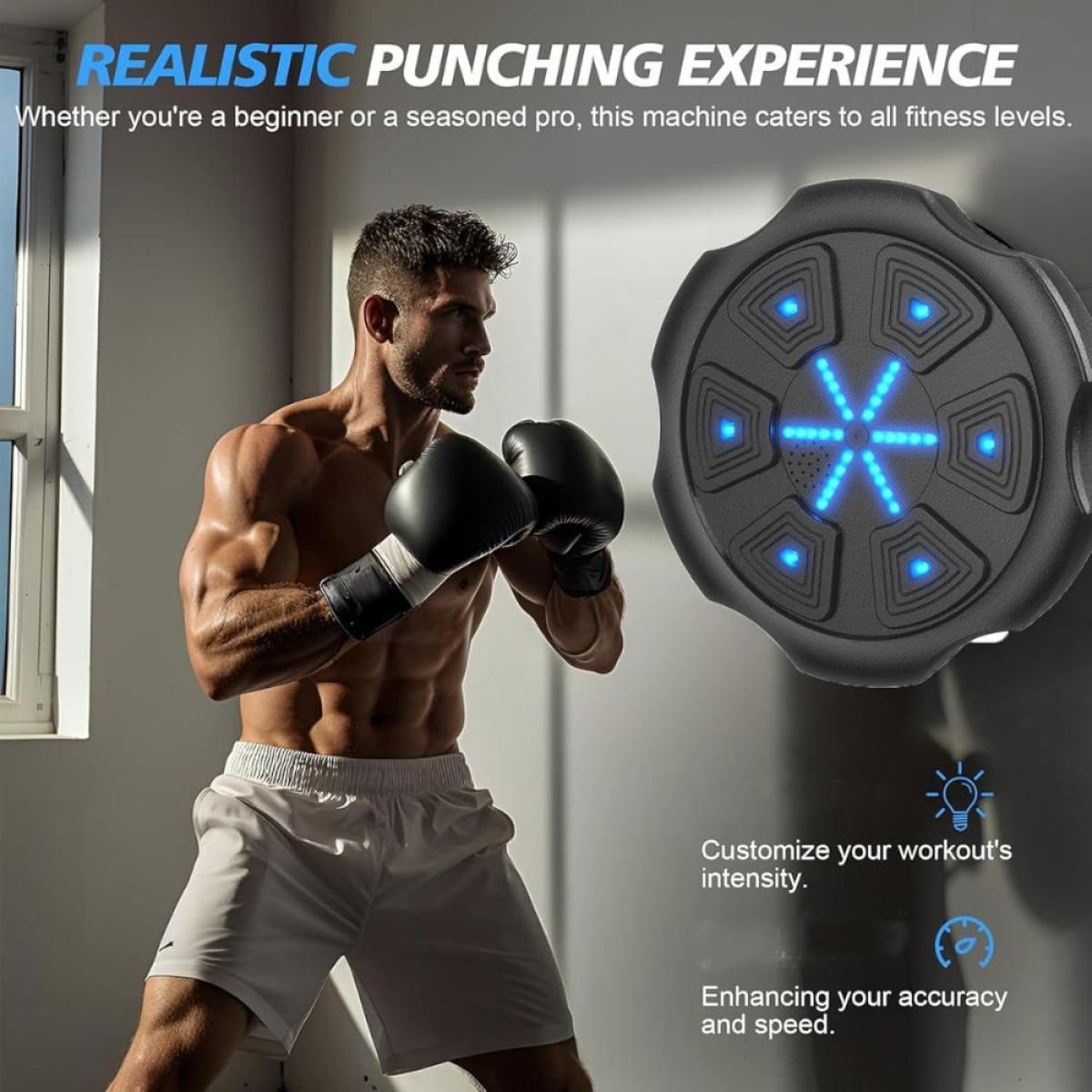 Επιτοίχια Συσκευή Πυγμαχίας Bluetooth QJB-88