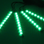 Εσωτερικά LED Φώτα Αυτοκινήτου Music RGB 18cm με Τηλεχειριστήριο 4τμχ