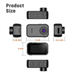 F2 Mini Camera 1080P WiFi Φορητή Action Κάμερα με App Control