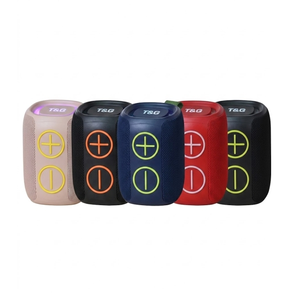 Φορητό Ασύρματο Bluetooth Ηχείο Με RGB Φωτισμό Και TWS T&G TG-486 Mini