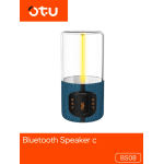 Φορητό Bluetooth Ηχείο 5W με RGB Φωτισμό & MicroSD OTU BS08 – Μπλε - Image 2