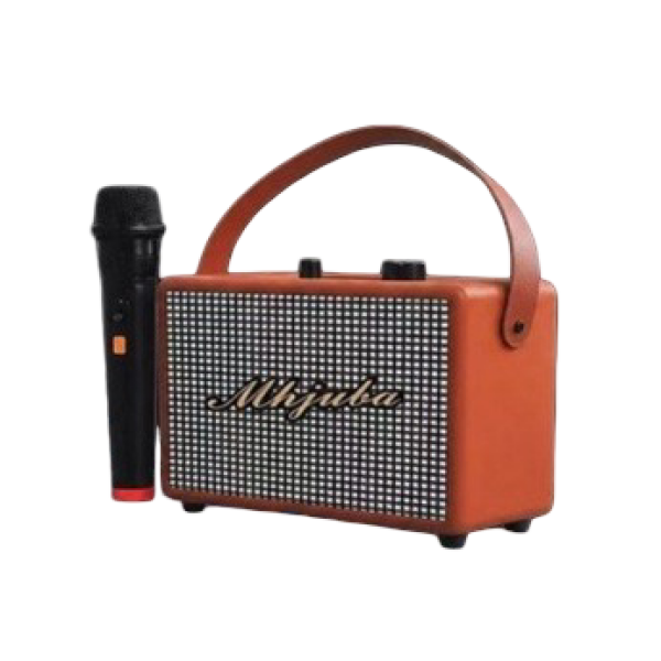 Φορητό Bluetooth Ηχείο Karaoke με Ασύρματο Μικρόφωνο MHJUBA HL-512