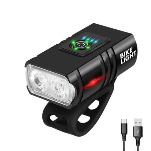 Φως Ποδηλάτου LED T6 Μπροστινό με USB Μπαταρία