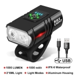 Φως Ποδηλάτου LED T6 Μπροστινό με USB Μπαταρία
